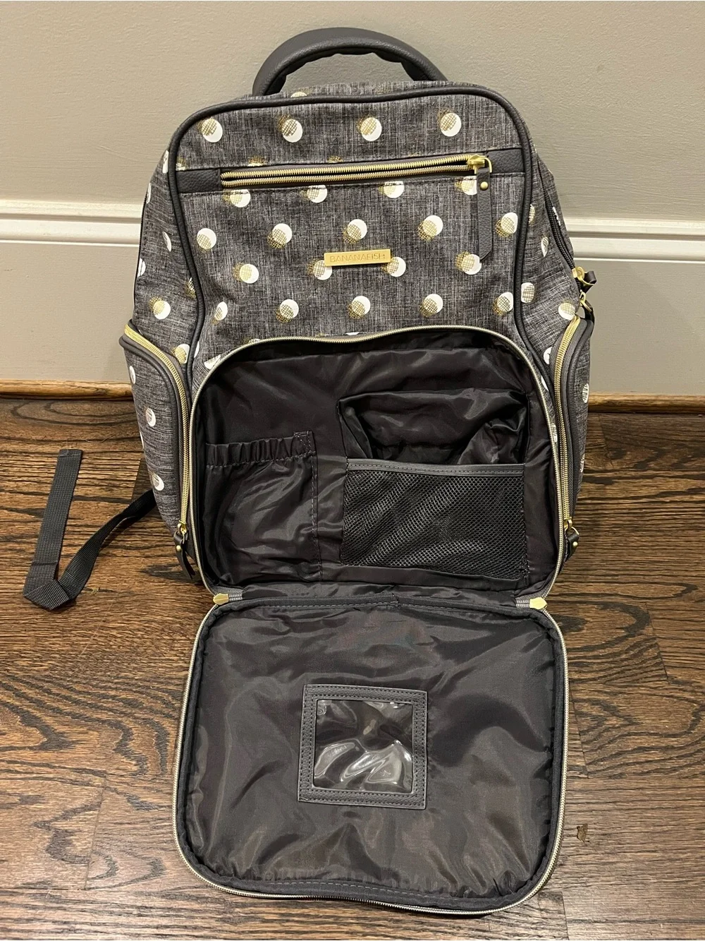 Bananafish Penelope pumping/diaper bag NWOT